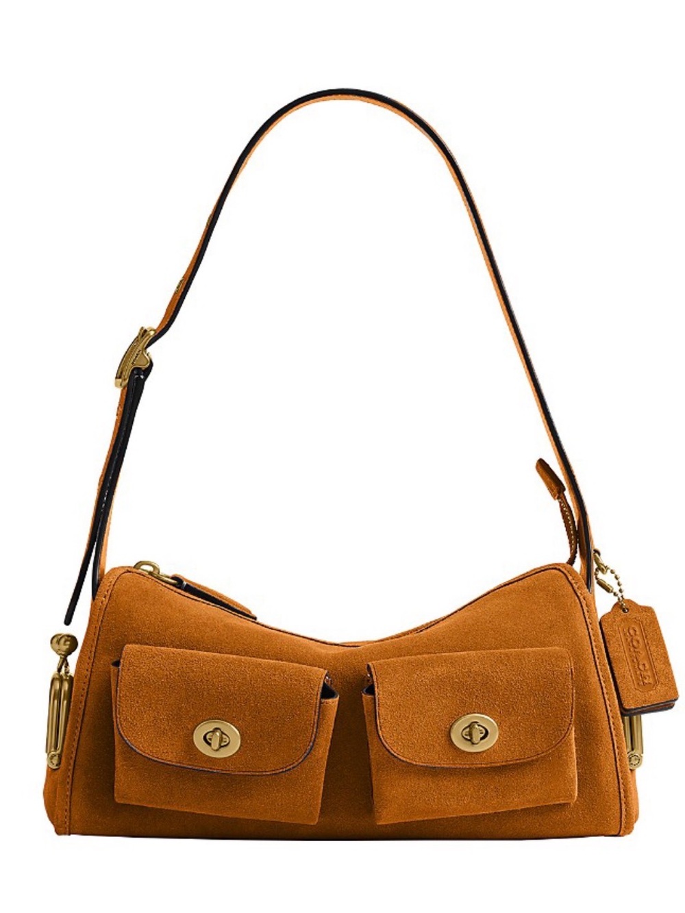 Coach Suede Haversak 27 Marigold